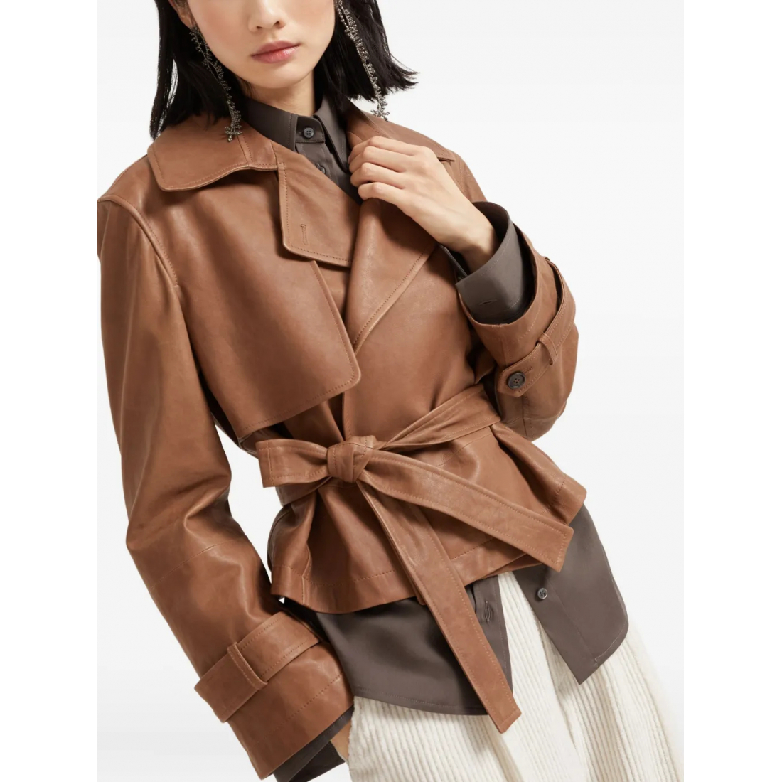 Trench 'Crop' pour Femmes