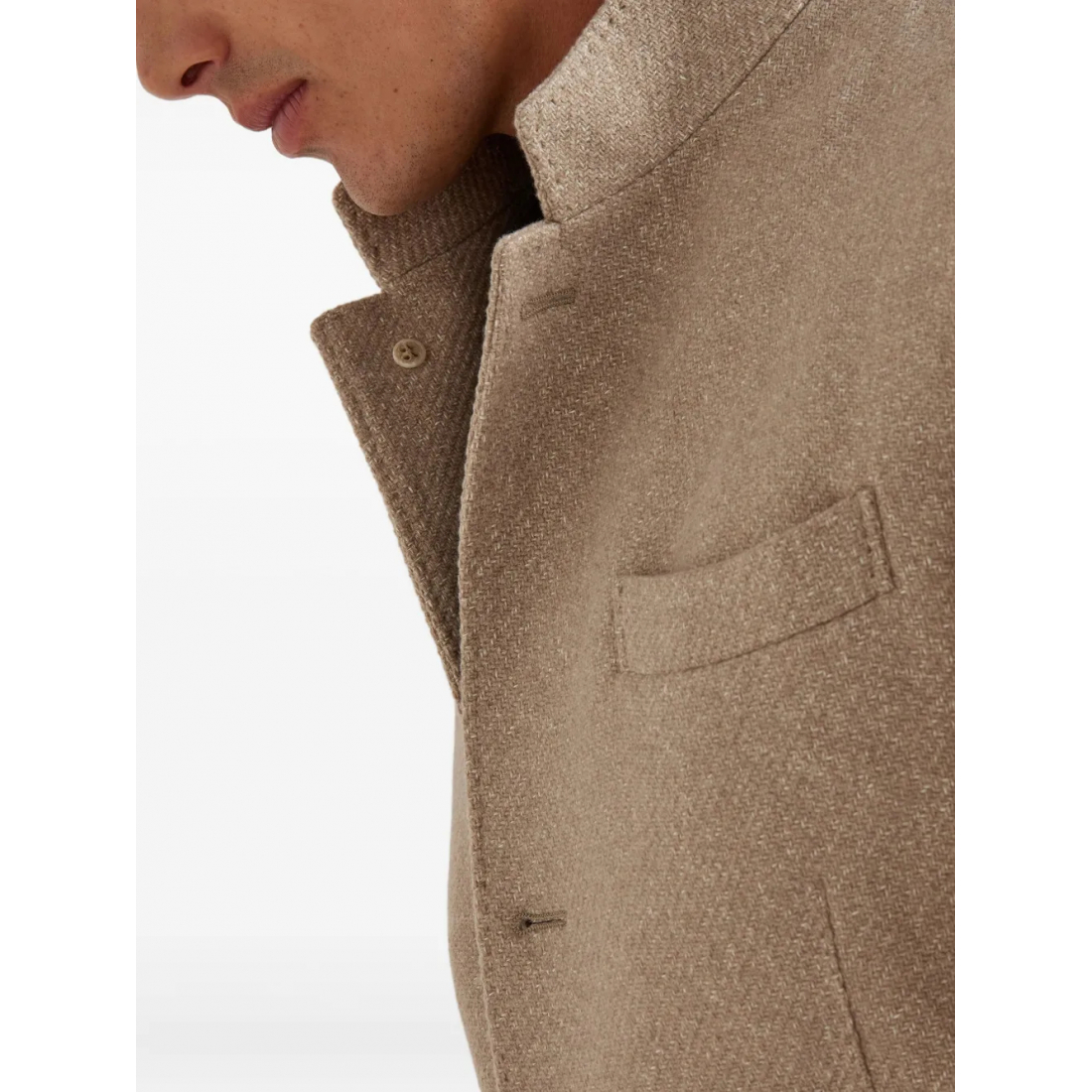 Blazer 'Stand-Up Collar Pocket' pour Hommes