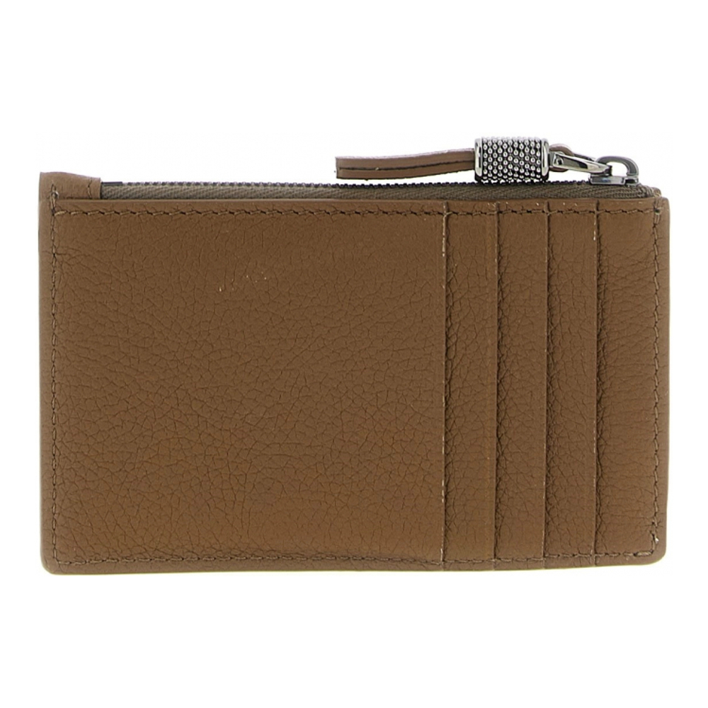 Women's 'Shiny Zipper Pull' Card Holder