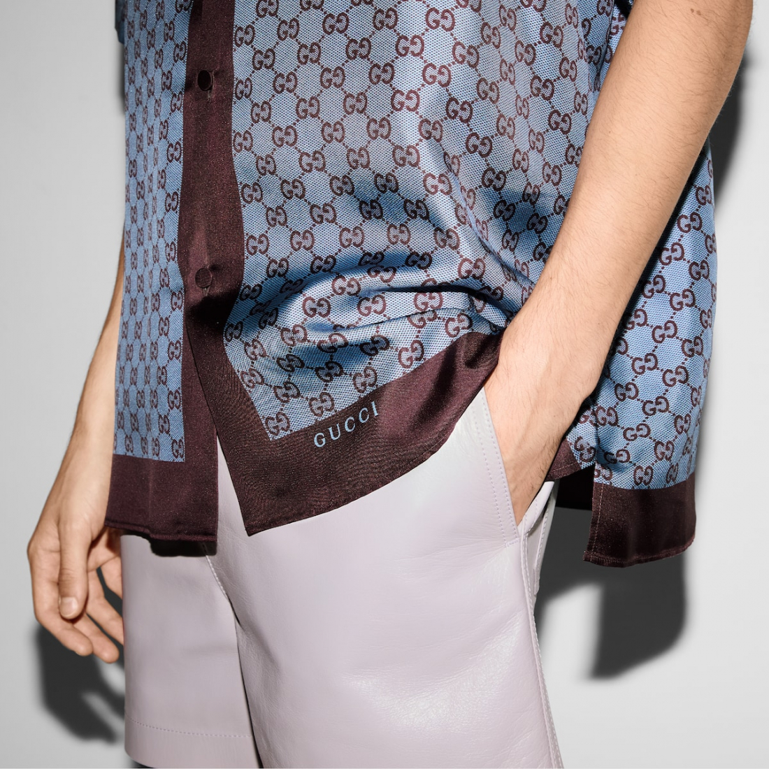 Chemise à manches courtes 'Printed' pour Hommes