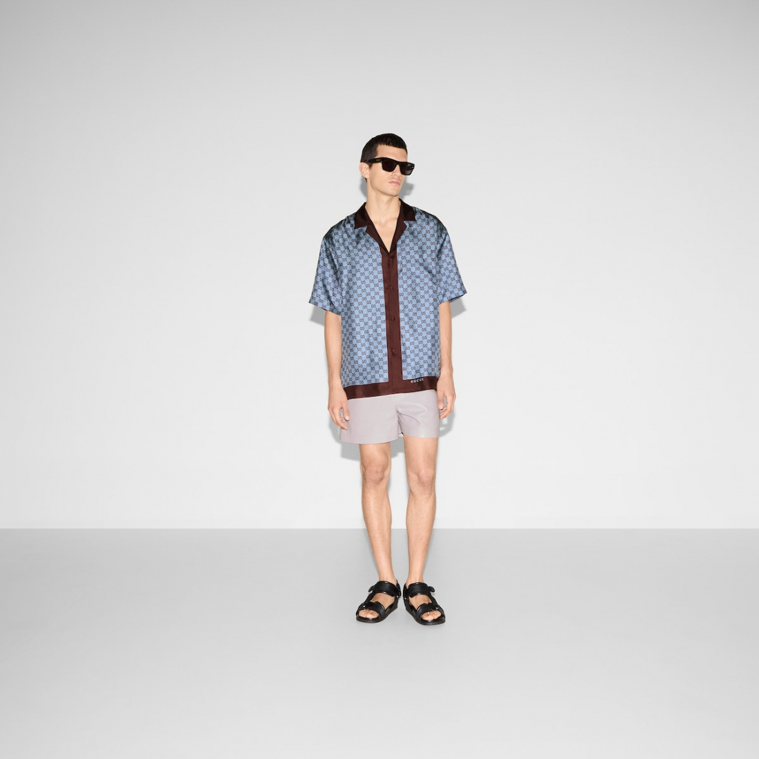 Chemise à manches courtes 'Printed' pour Hommes