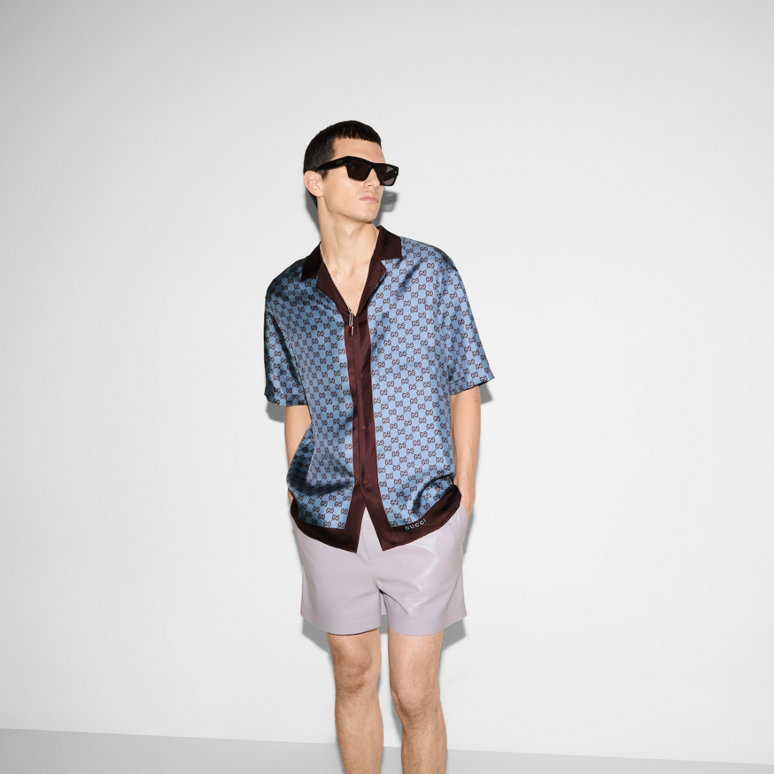 Chemise à manches courtes 'Printed' pour Hommes