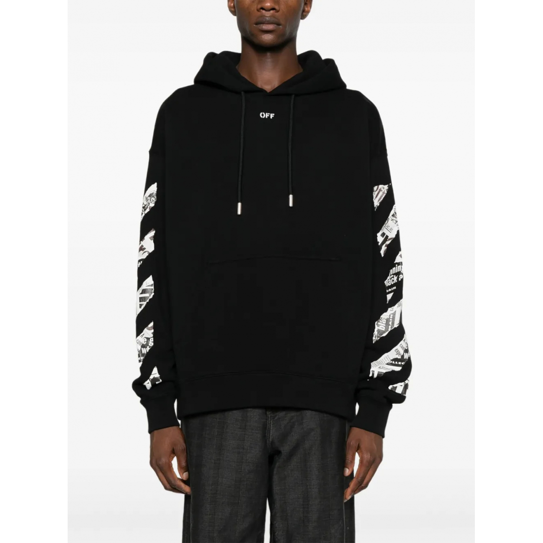 Men's 'Arrows-Motif' Hoodie