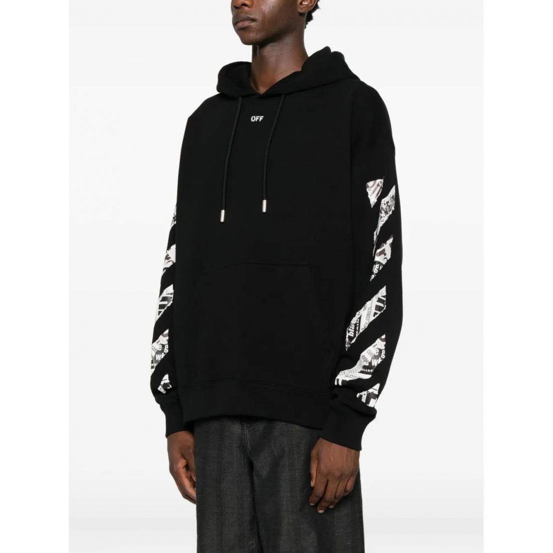 Men's 'Arrows-Motif' Hoodie