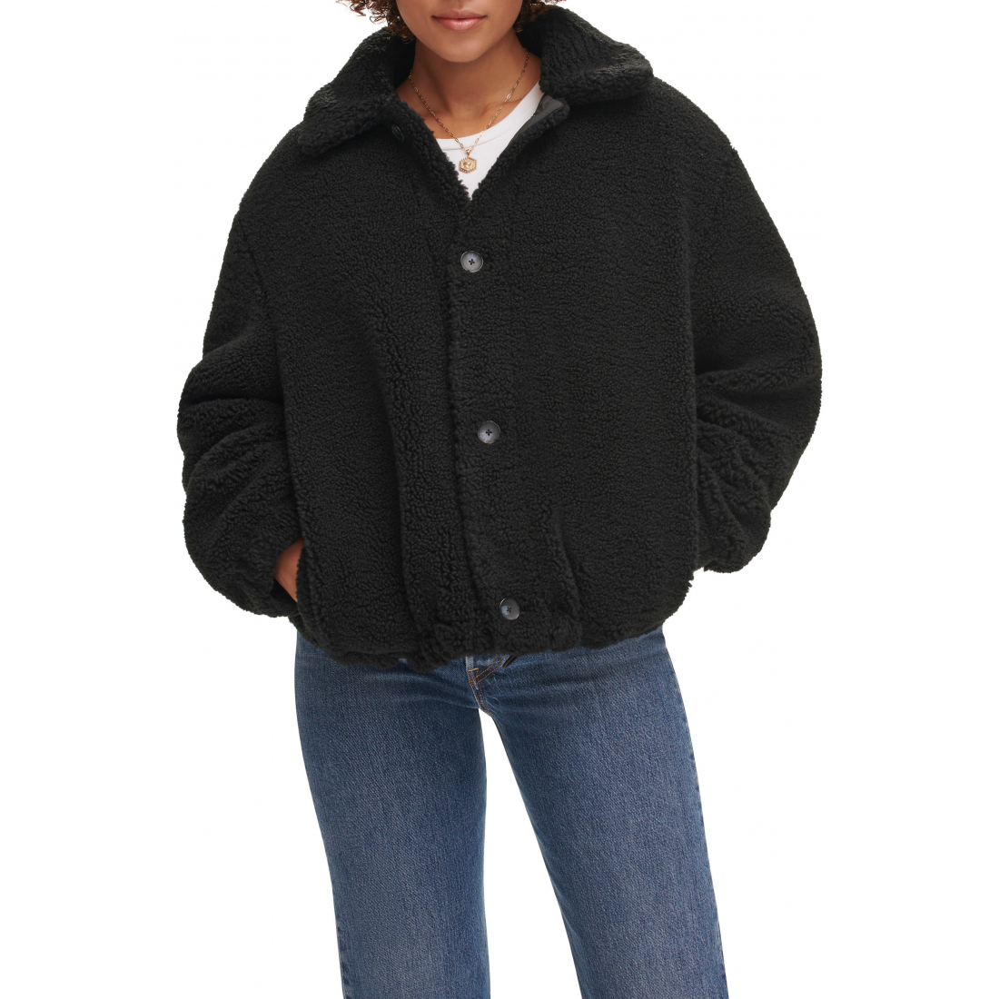 Veste matelassée 'High Pile Fleece Reversible' pour Femmes