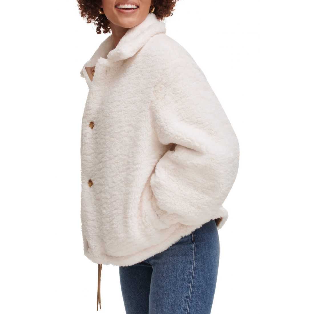 Veste matelassée 'High Pile Fleece Reversible' pour Femmes