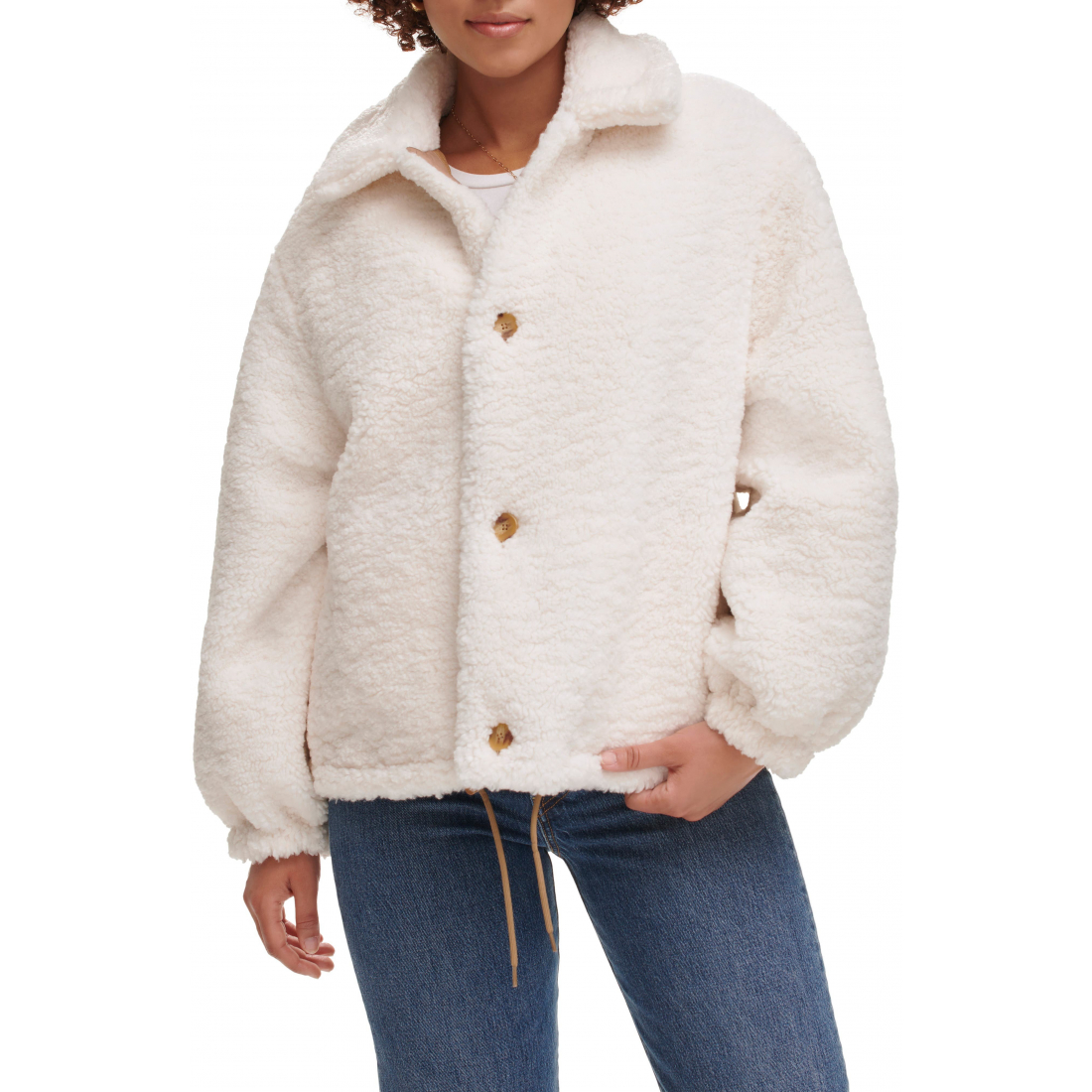 Veste matelassée 'High Pile Fleece Reversible' pour Femmes