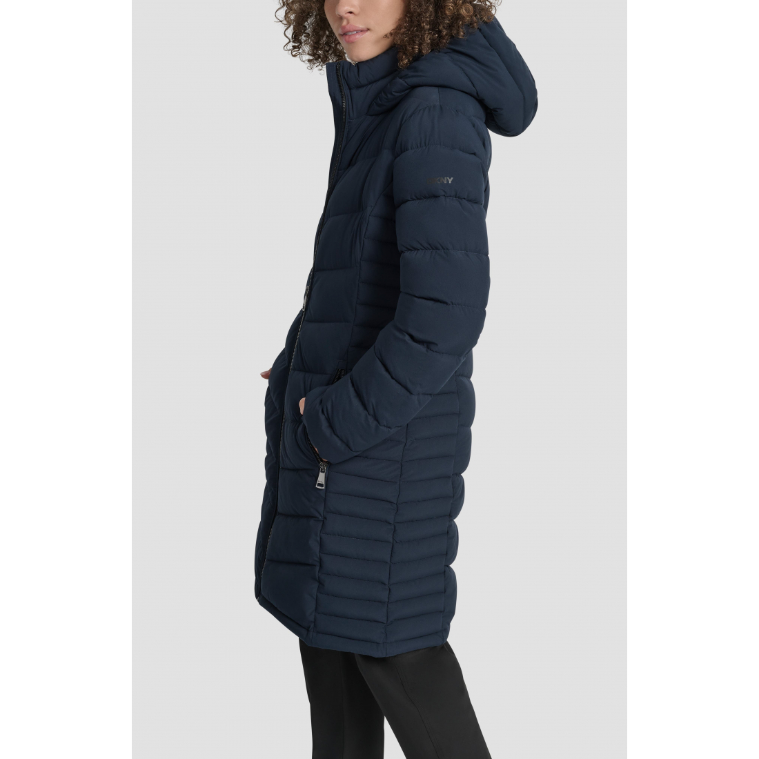 Veste matelassée 'Cire Packable Hooded Longline' pour Femmes