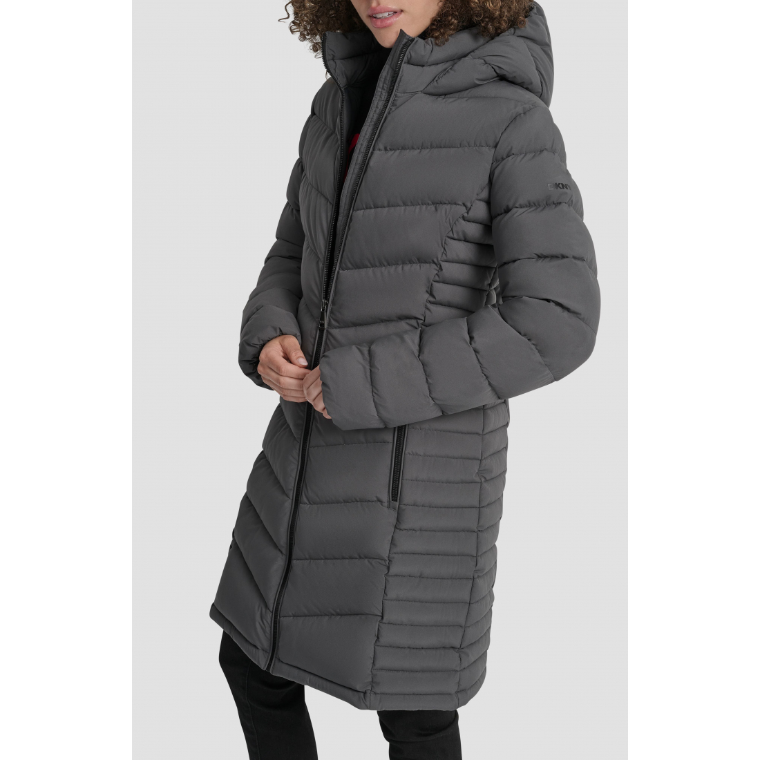 Veste matelassée 'Cire Packable Hooded Longline' pour Femmes