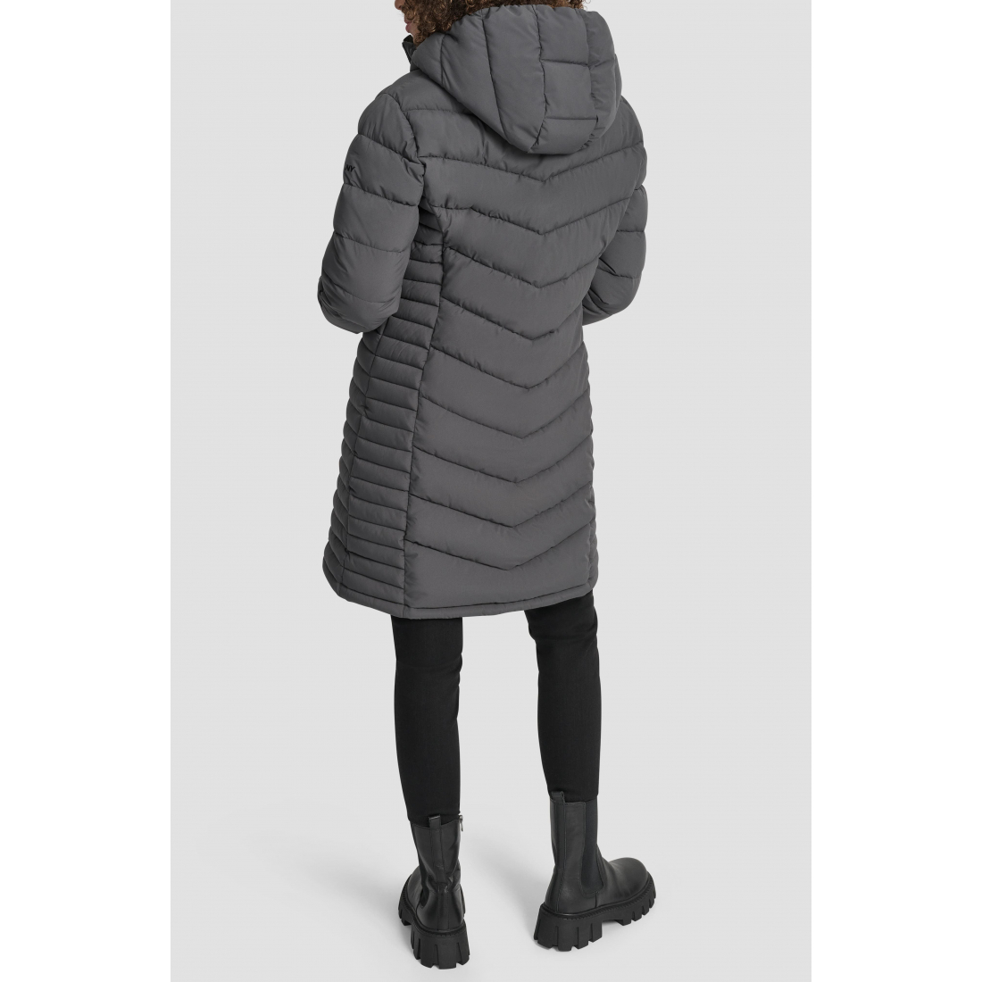 Veste matelassée 'Cire Packable Hooded Longline' pour Femmes