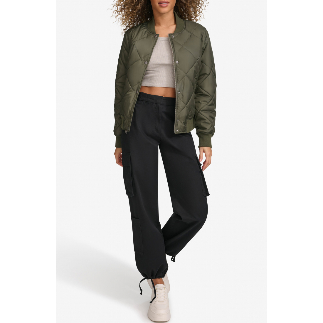 Blouson bomber 'Quilted' pour Femmes