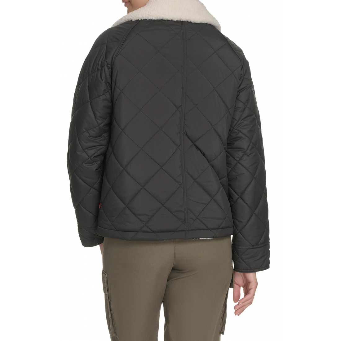 Veste matelassée 'Faux Shearling Lined Diamond Barn' pour Femmes