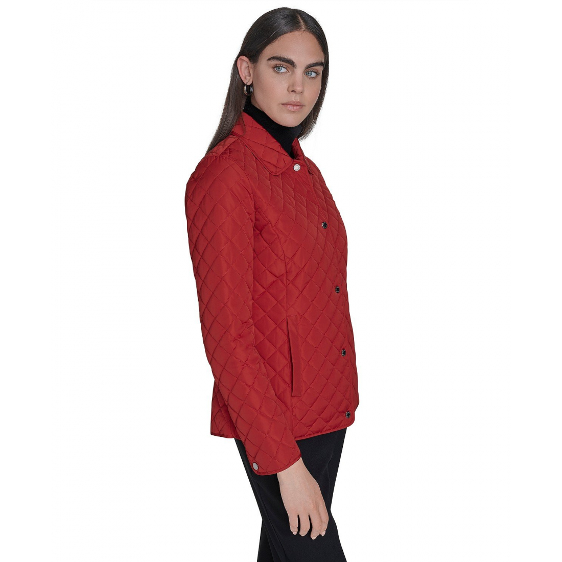 Manteau 'Collared Quilted' pour Femmes