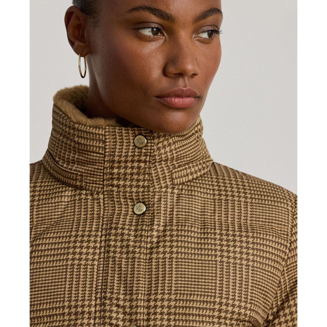 Manteau matelassé 'Faux-Fur Hooded' pour Femmes