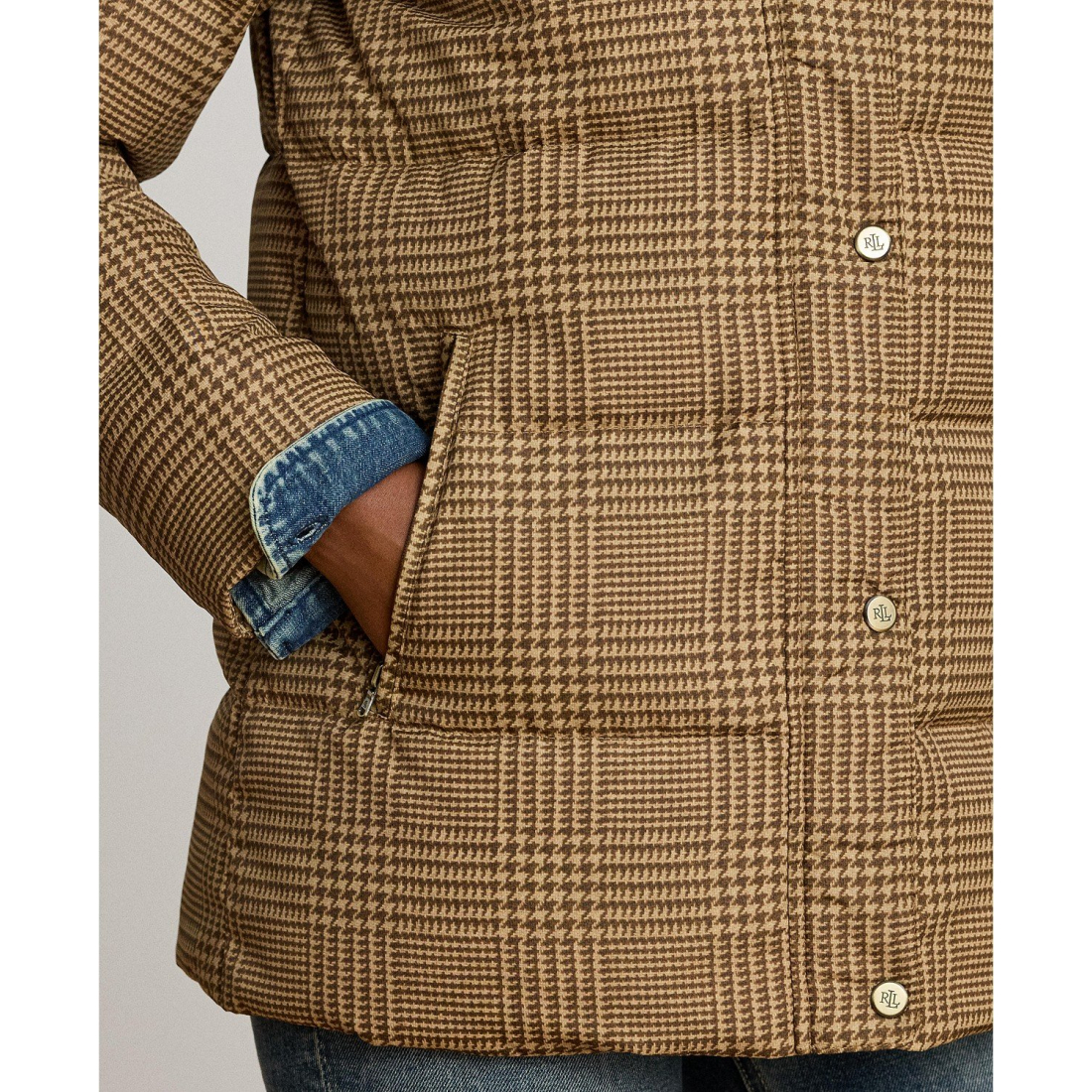 Manteau matelassé 'Faux-Fur Hooded' pour Femmes