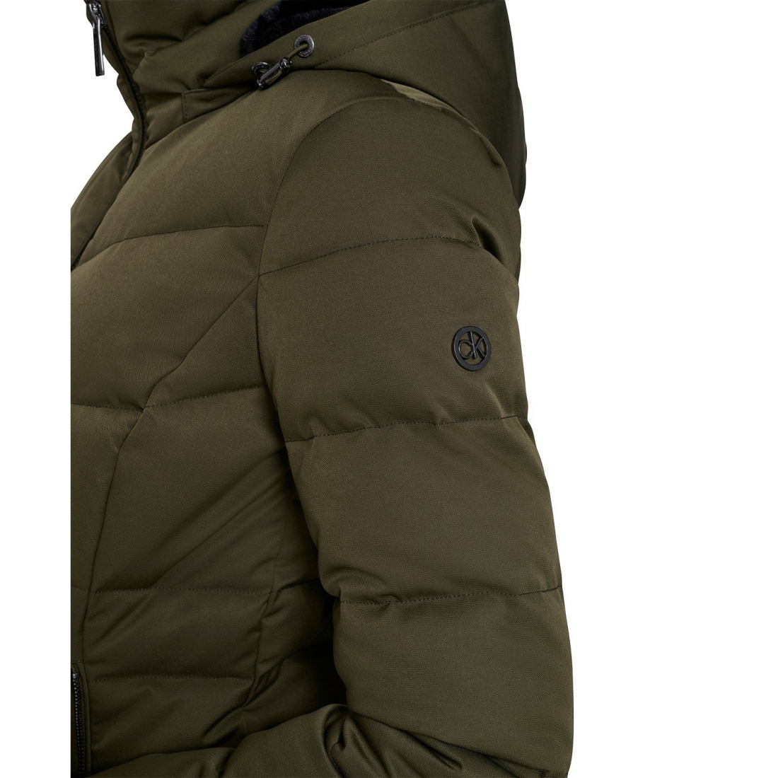 Manteau matelassé 'Faux-Fur-Lined Hooded' pour Femmes