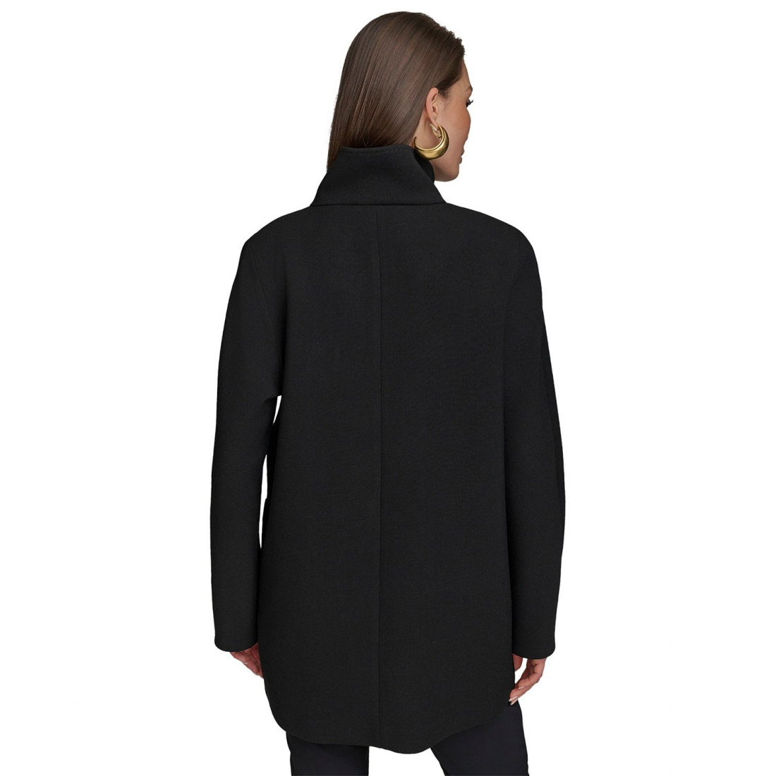 Manteau 'Crepe Stand-Collar' pour Femmes