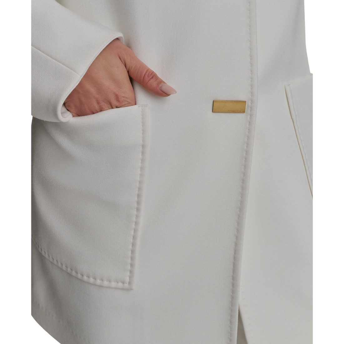 Manteau 'Crepe Stand-Collar' pour Femmes