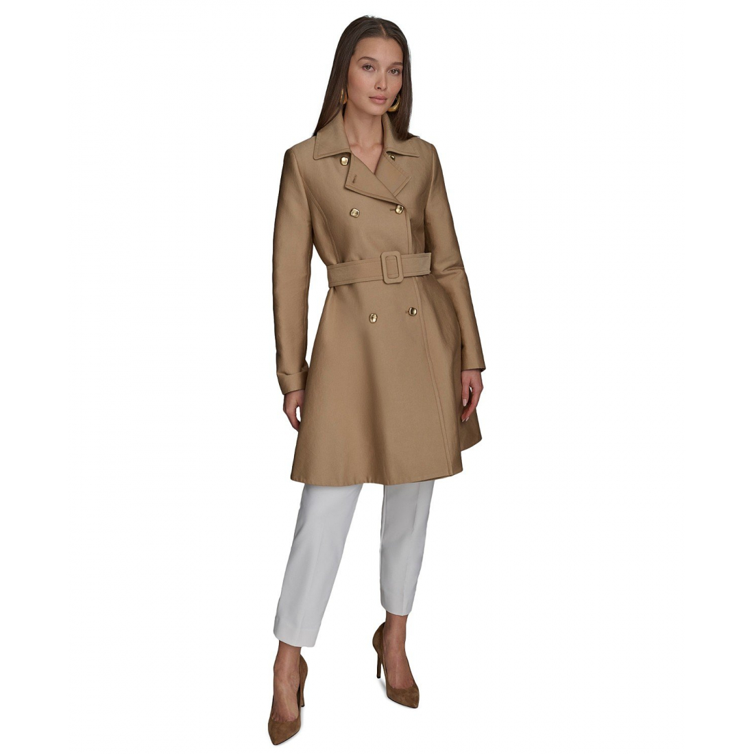 Trench 'Double-Breasted Skirted' pour Femmes