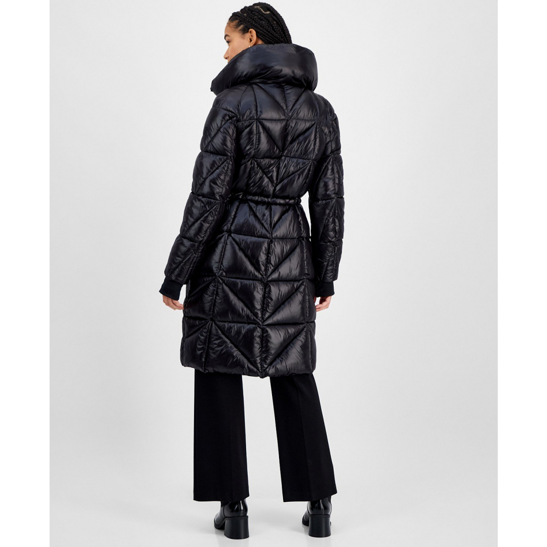 Women's 'Quilted Thumbhole-Cuff' Puffer Coat