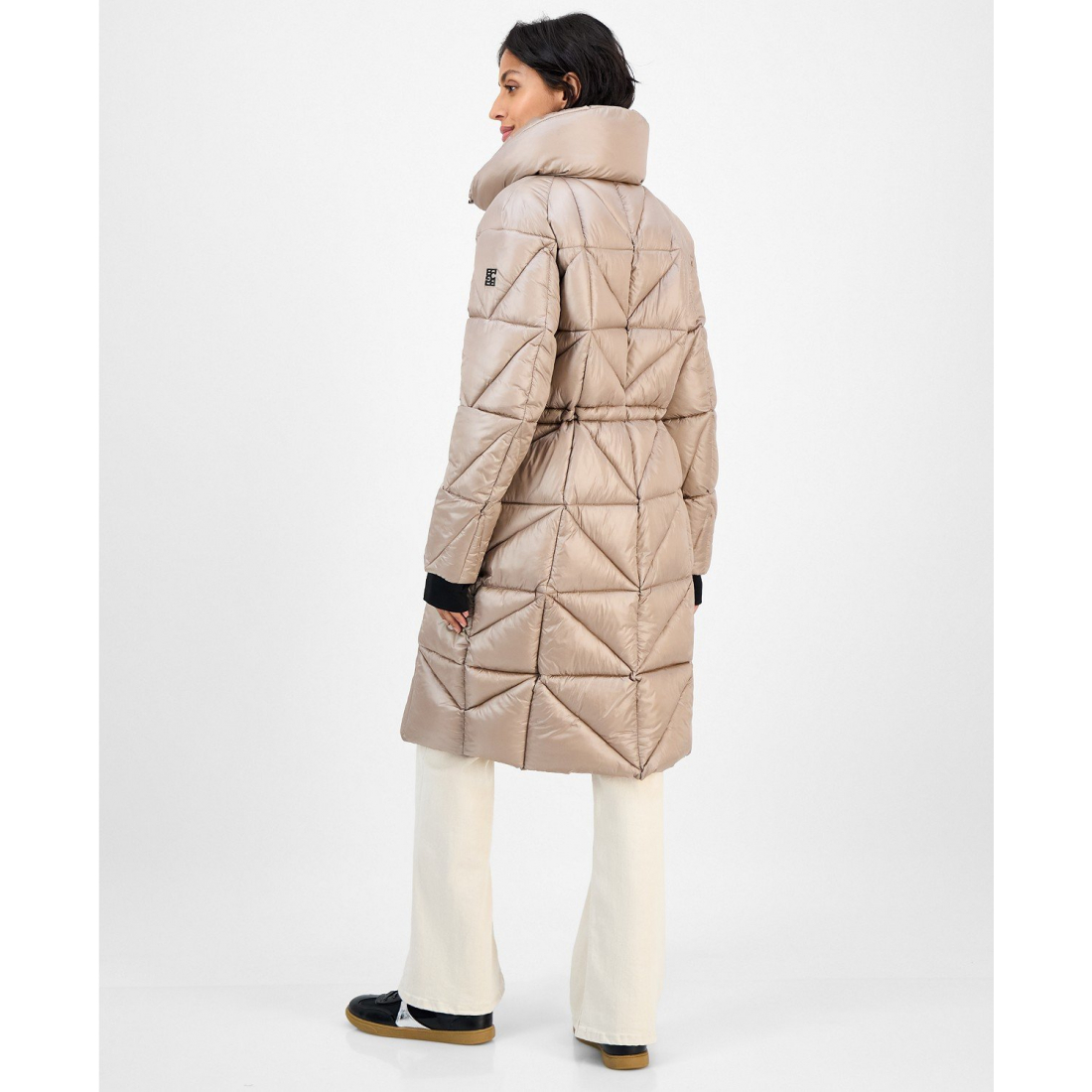 'Quilted Thumbhole-Cuff' Puffermantel für Damen