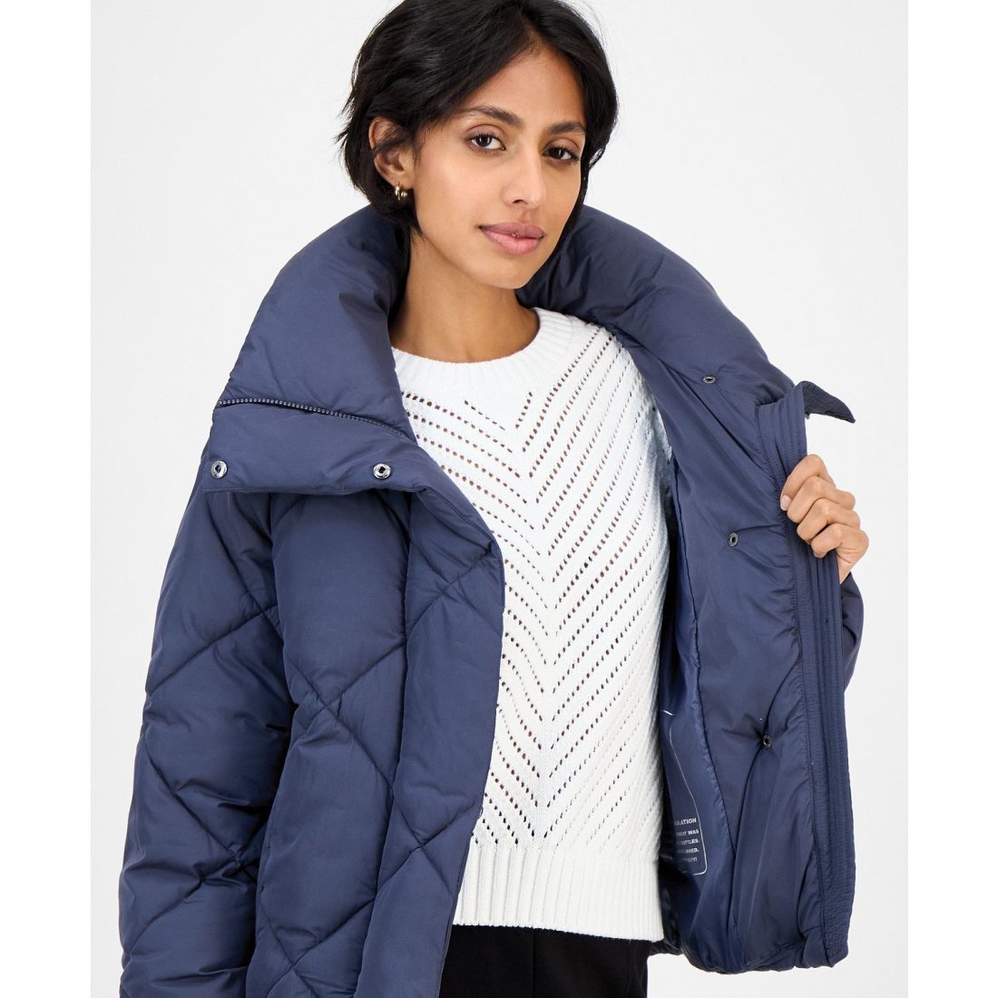 Women's 'Short Diamond' Puffer Coat