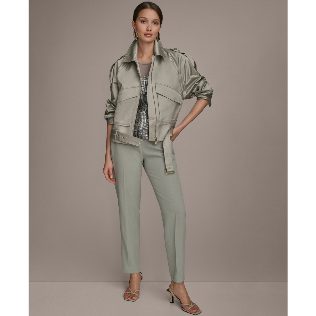 Perfecto 'Zip-Front Belted' pour Femmes