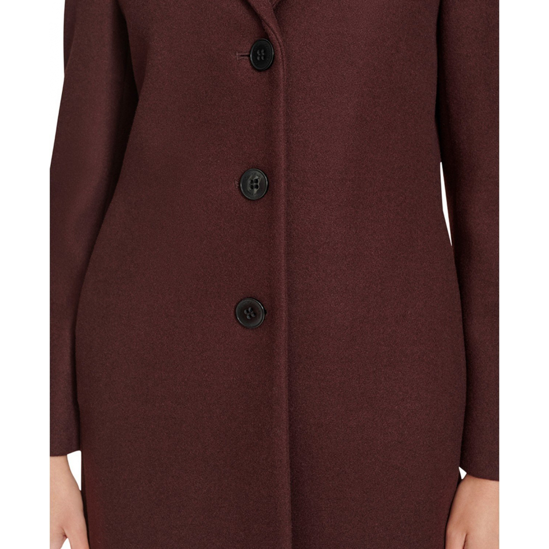 Women's 'Single-Breasted Notched-Collar' Coat