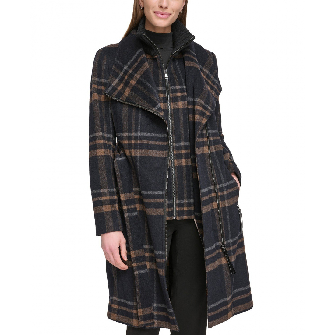 'Belted' Wickelmantel für Damen