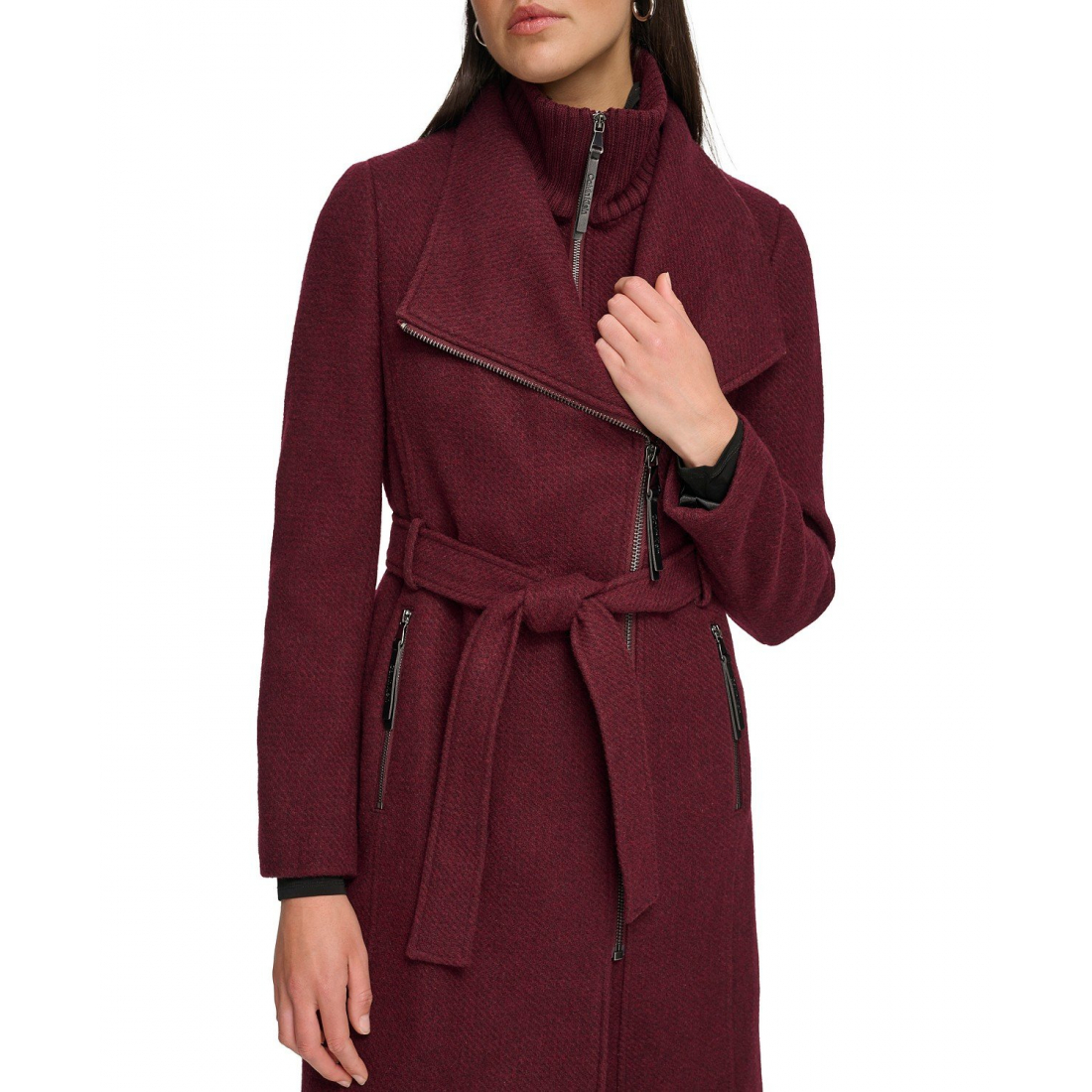 'Belted' Wickelmantel für Damen