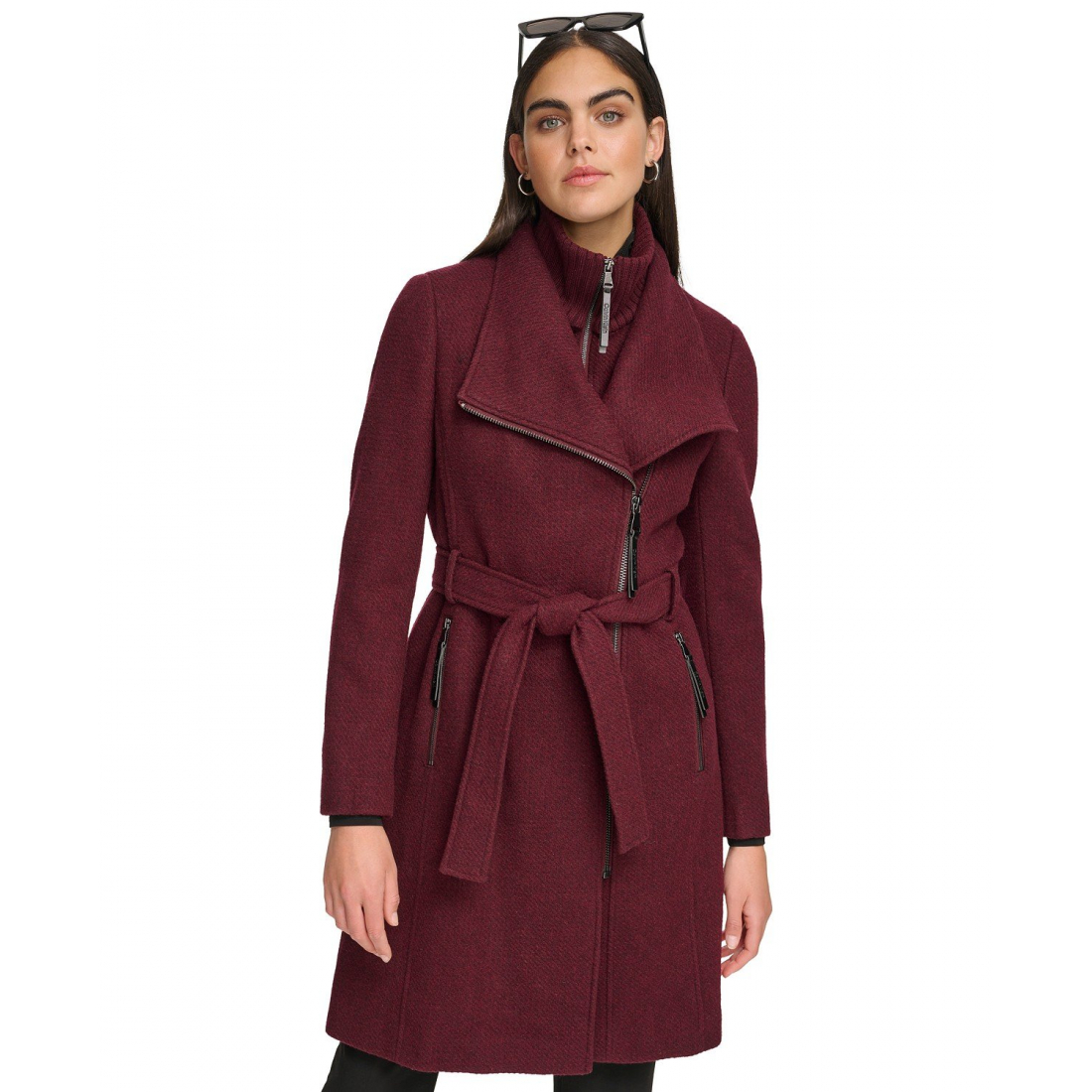 'Belted' Wickelmantel für Damen