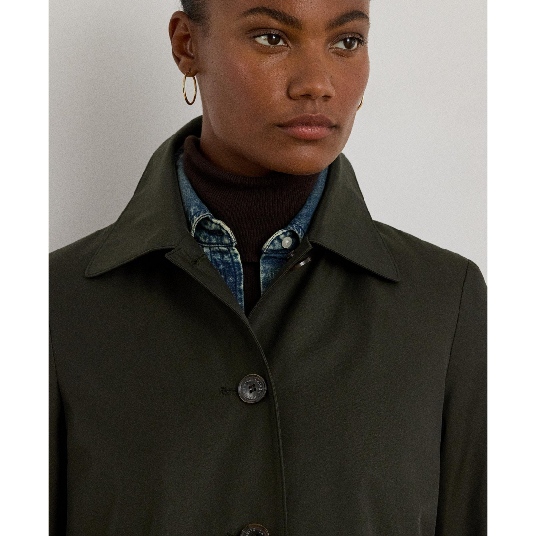 Imperméable 'Hooded A-Line' pour Femmes