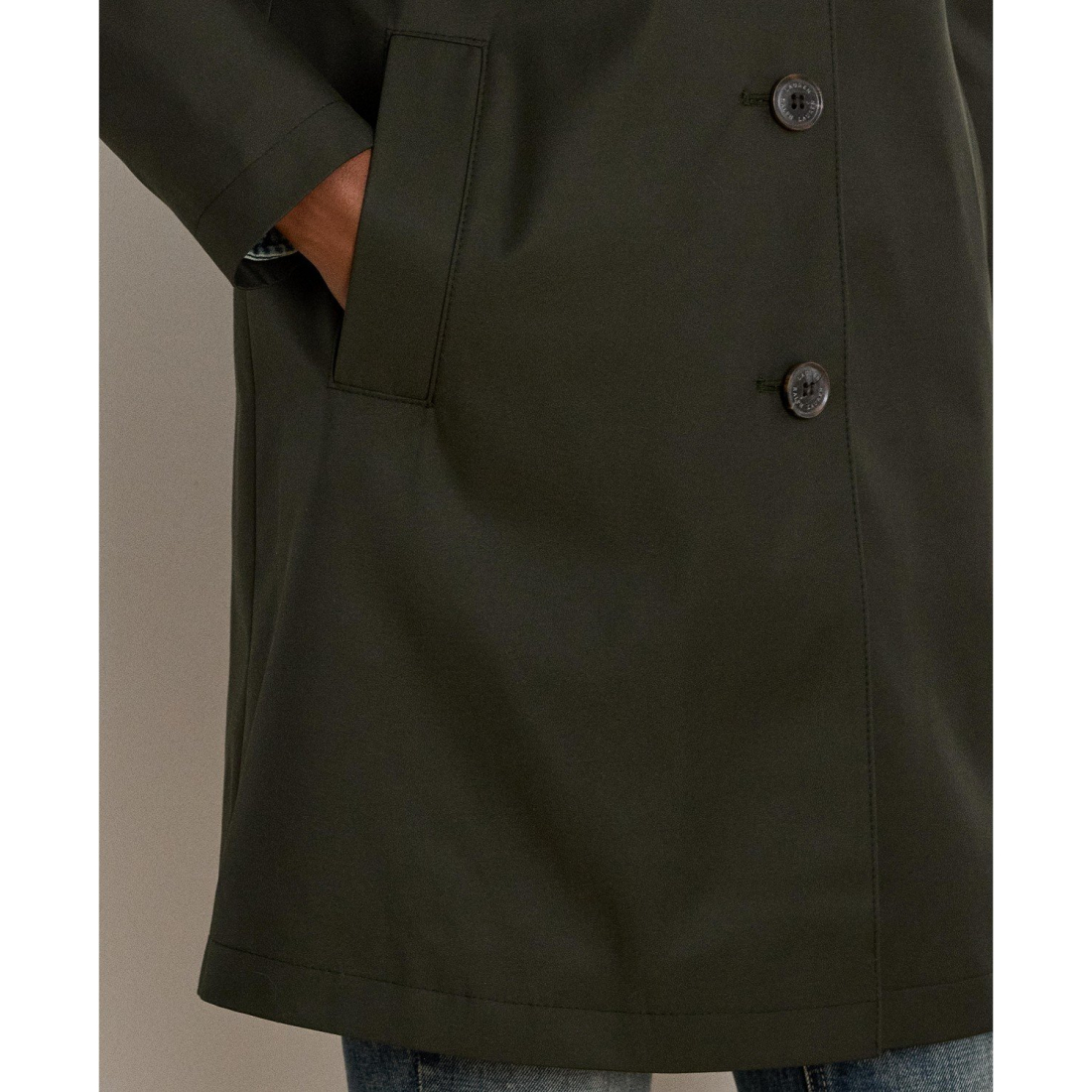 Imperméable 'Hooded A-Line' pour Femmes