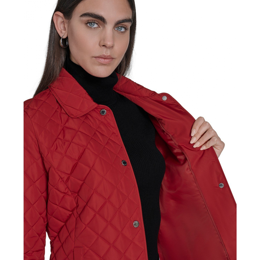 Manteau 'Collared Quilted' pour Femmes
