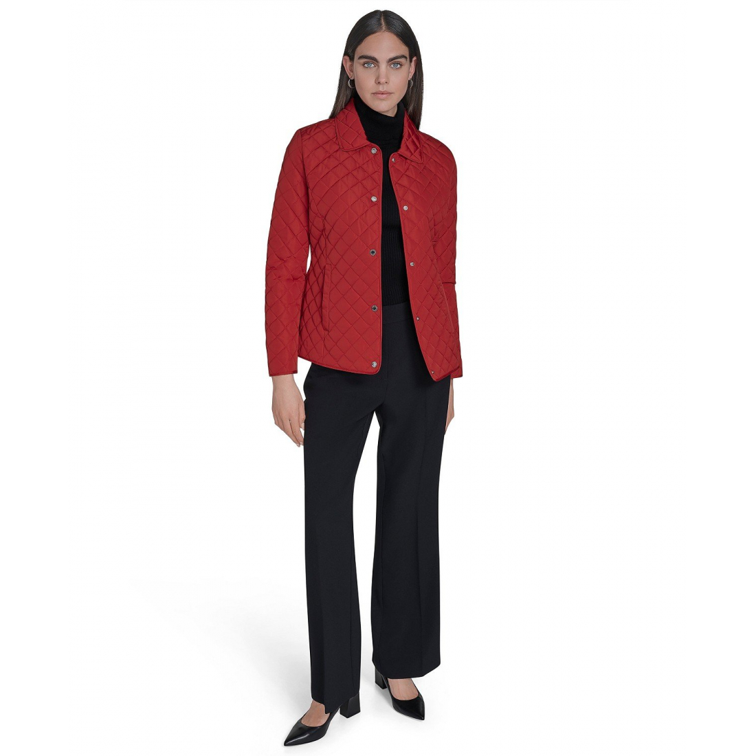 Manteau 'Collared Quilted' pour Femmes
