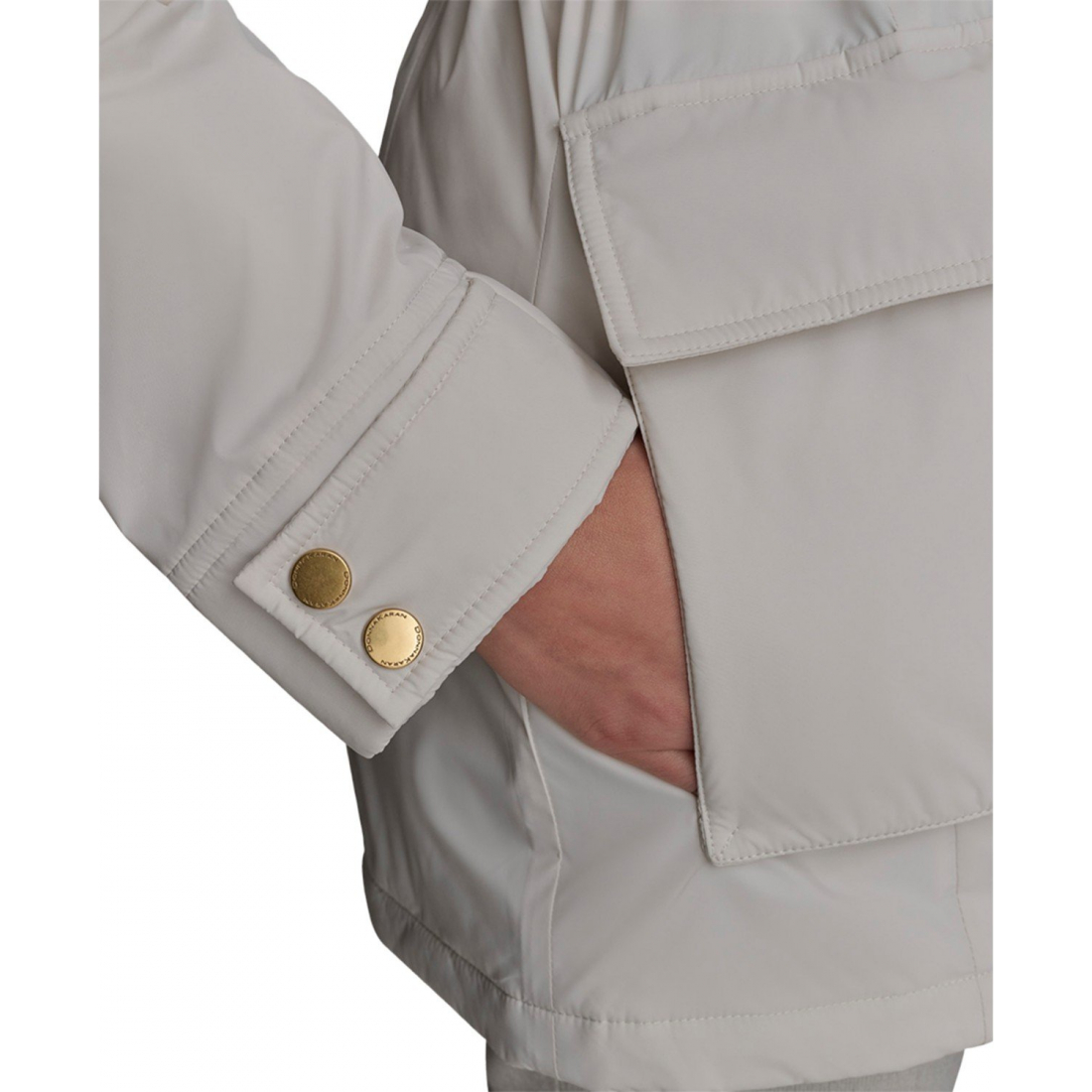 Manteau 'Stand-Collar Cinched-Waist' pour Femmes