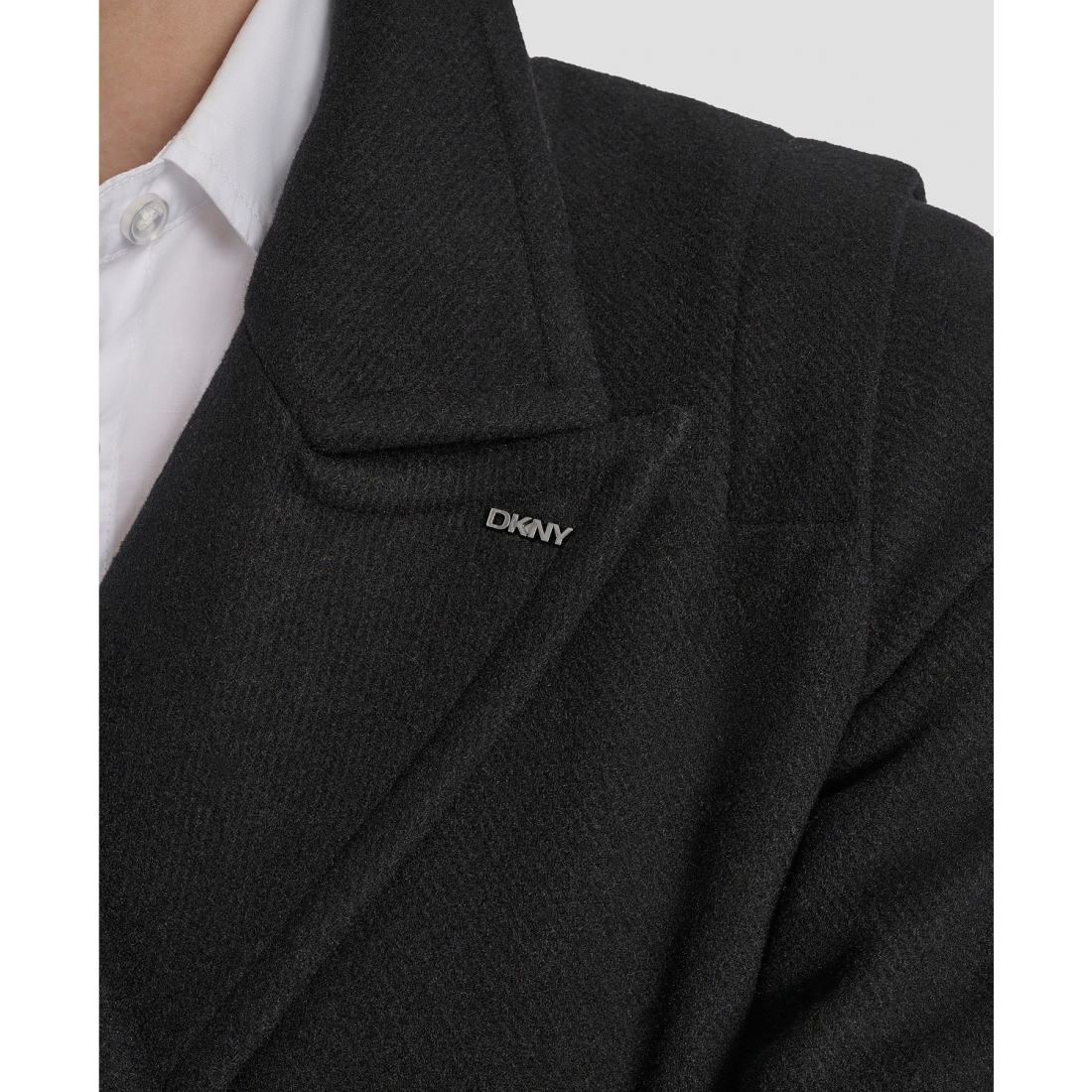 Manteau 'Notch Collar Belted' pour Femmes