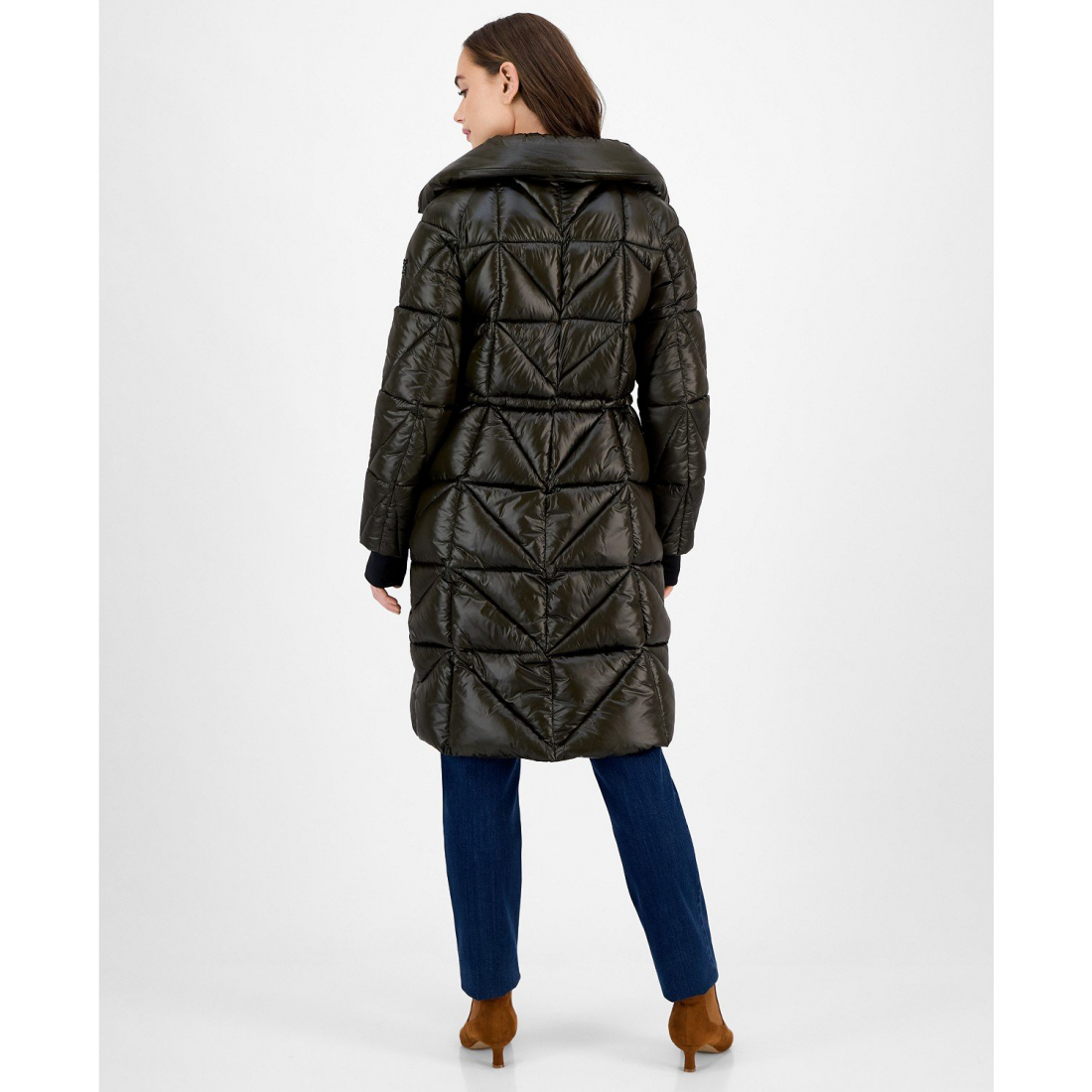 'Quilted Thumbhole-Cuff' Puffermantel für Damen