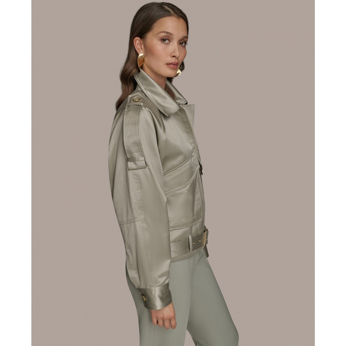 Perfecto 'Zip-Front Belted' pour Femmes