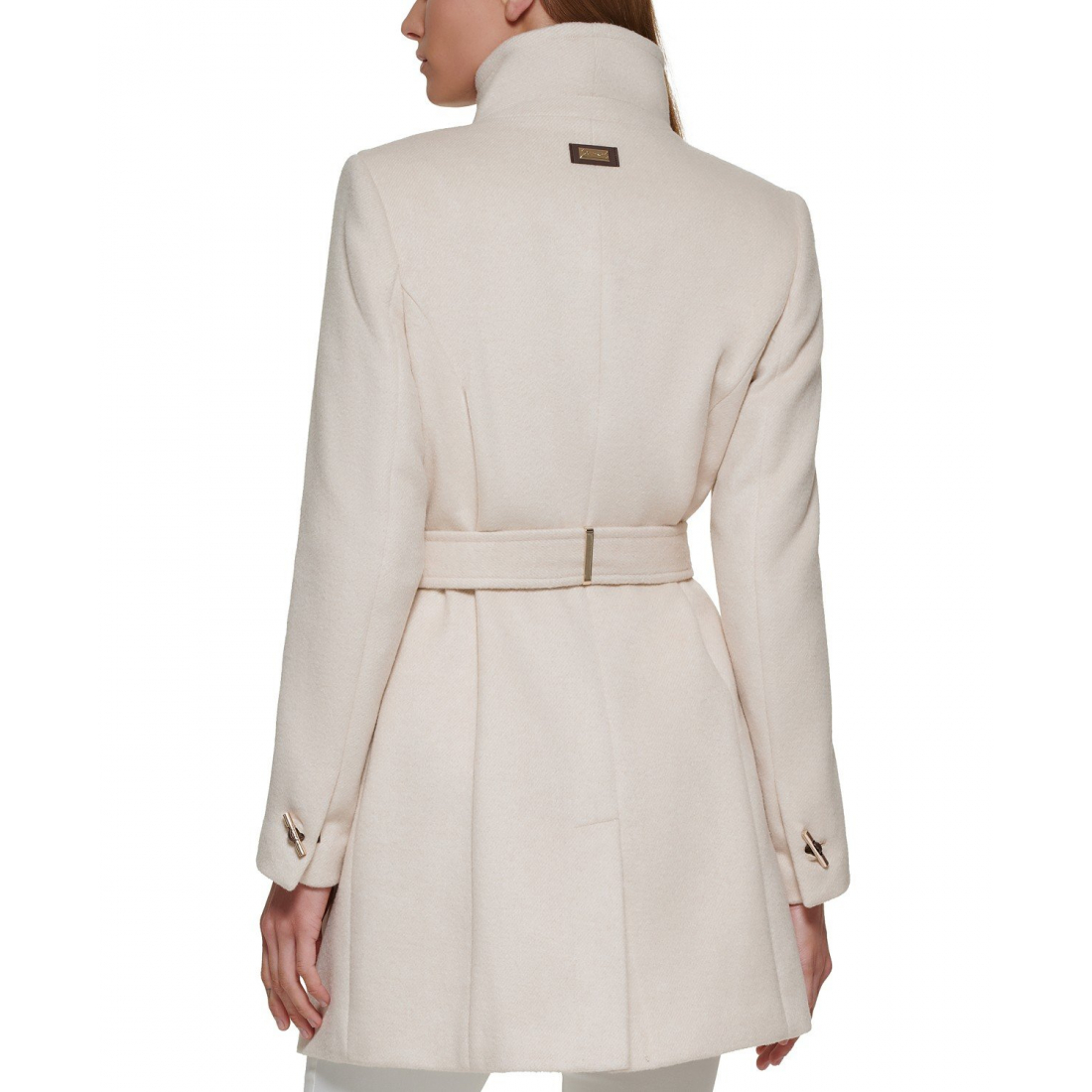 'Asymmetrical Belted' Wickelmantel für Damen