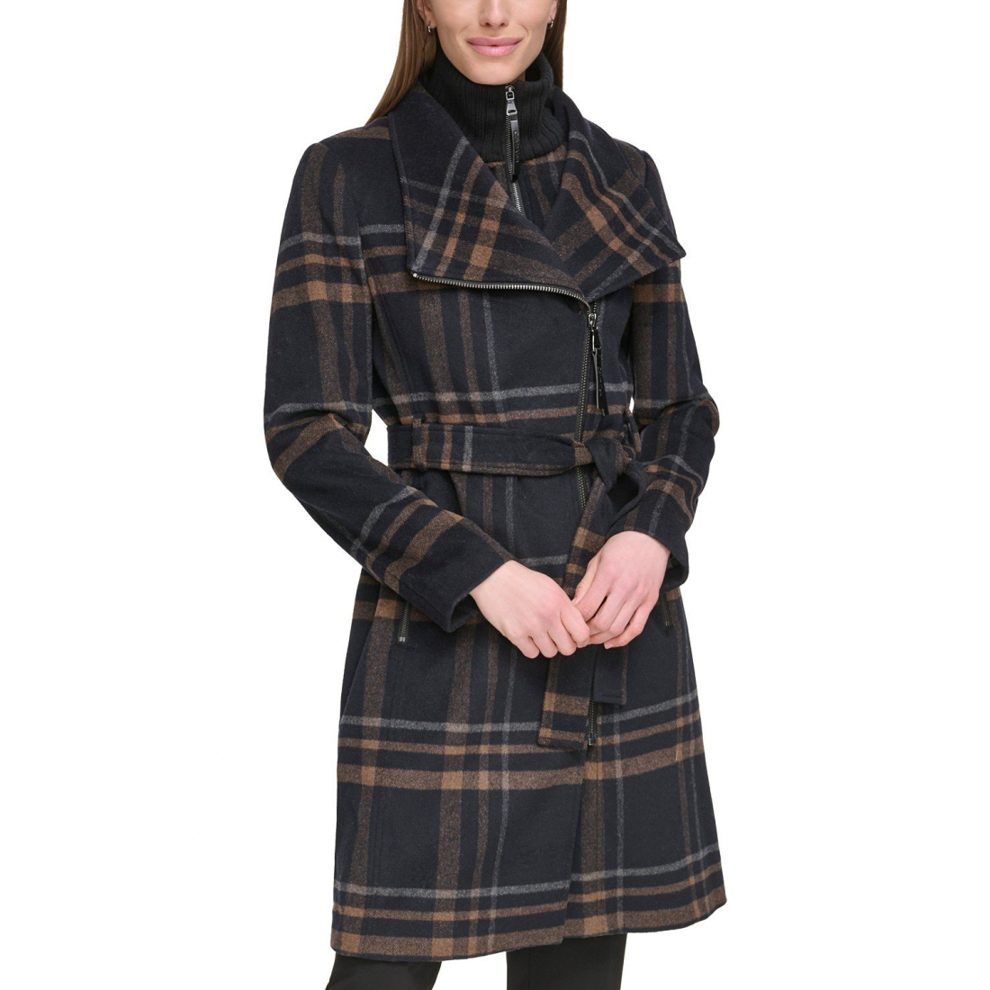 'Belted' Wickelmantel für Damen