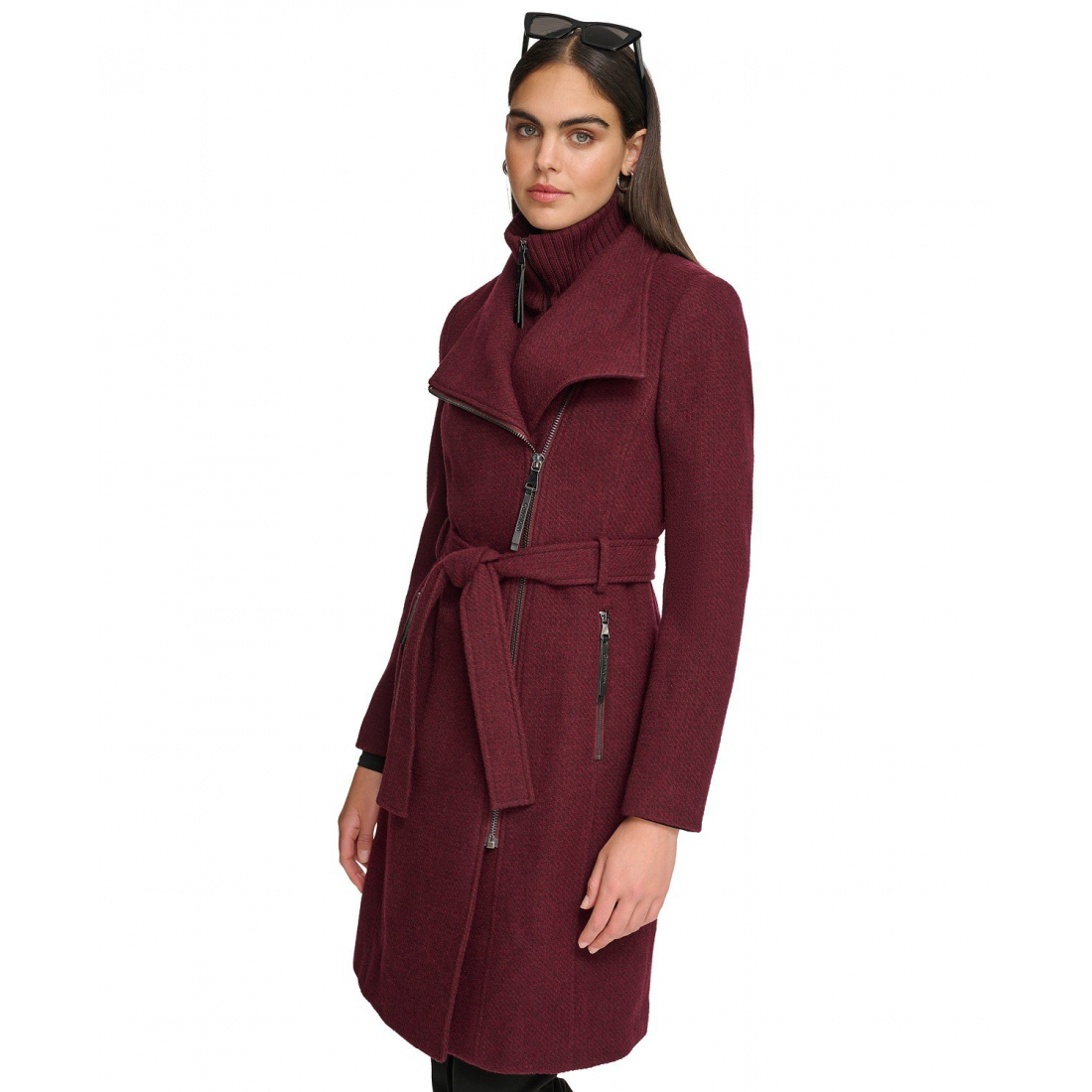 'Belted' Wickelmantel für Damen