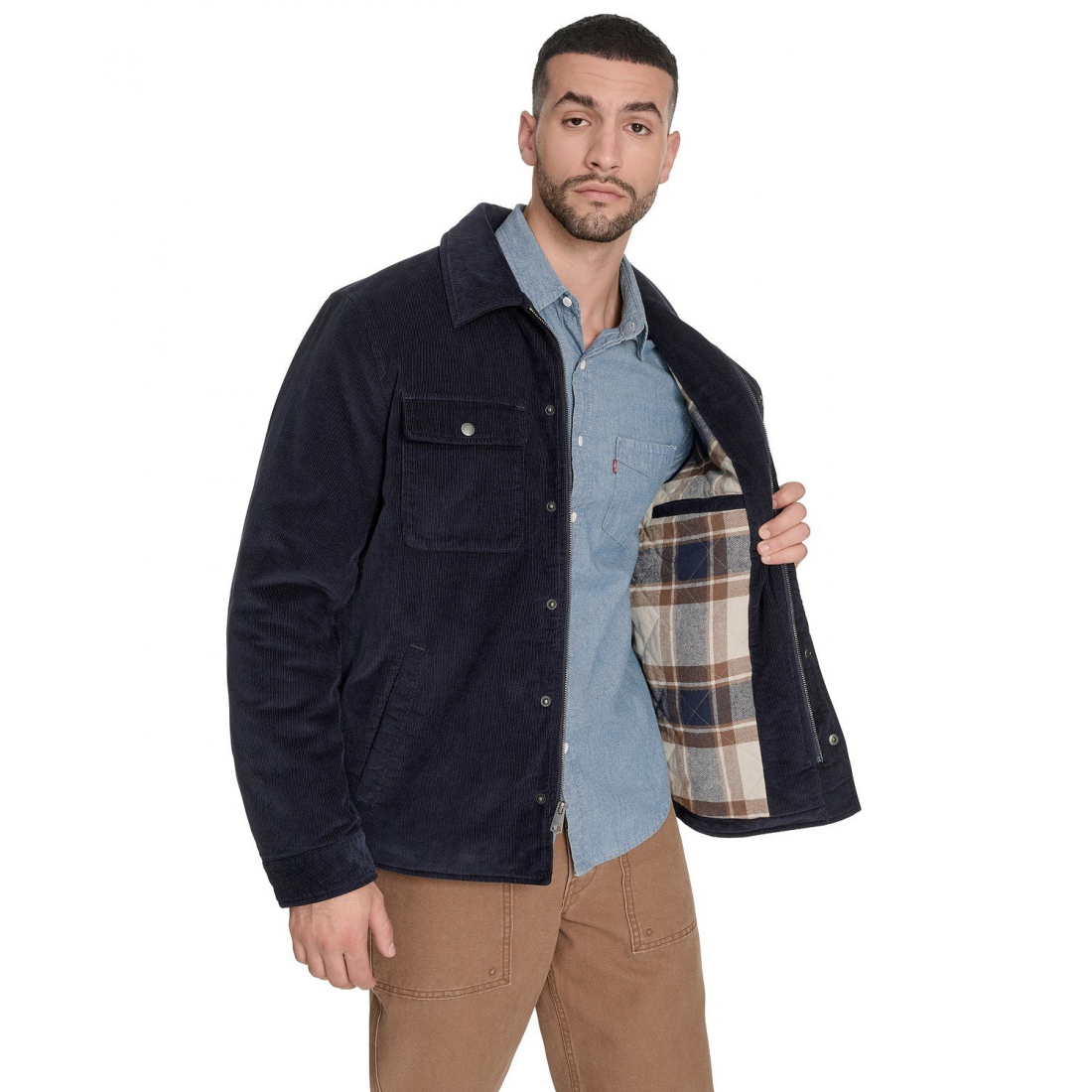 Veste 'Plaid Lining' pour Hommes