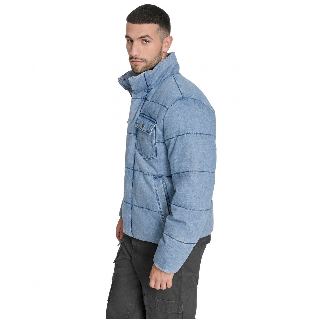 Manteau matelassé 'Denim' pour Hommes