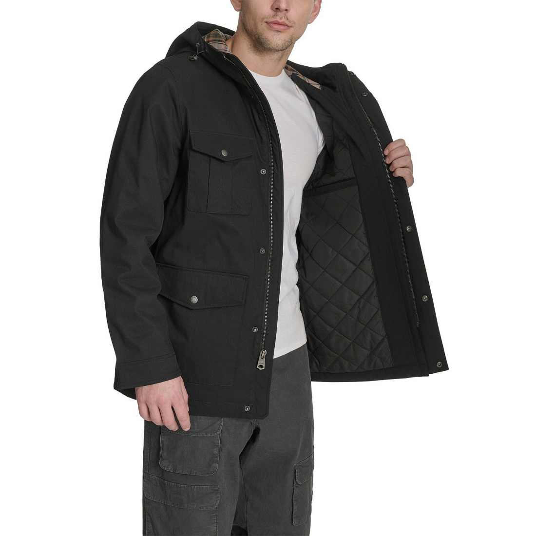 Parka 'Field Plaid Lining' pour Hommes