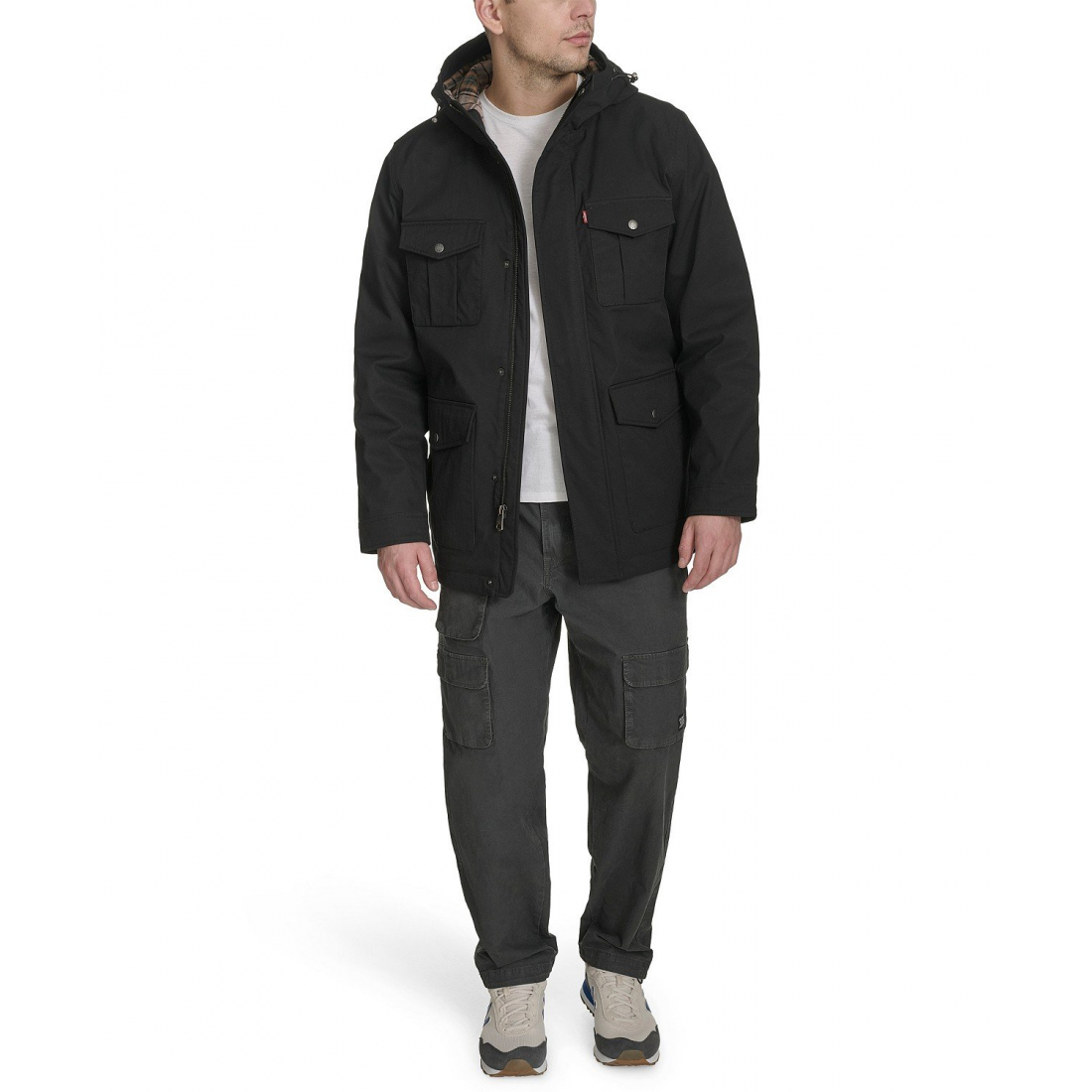 Parka 'Field Plaid Lining' pour Hommes