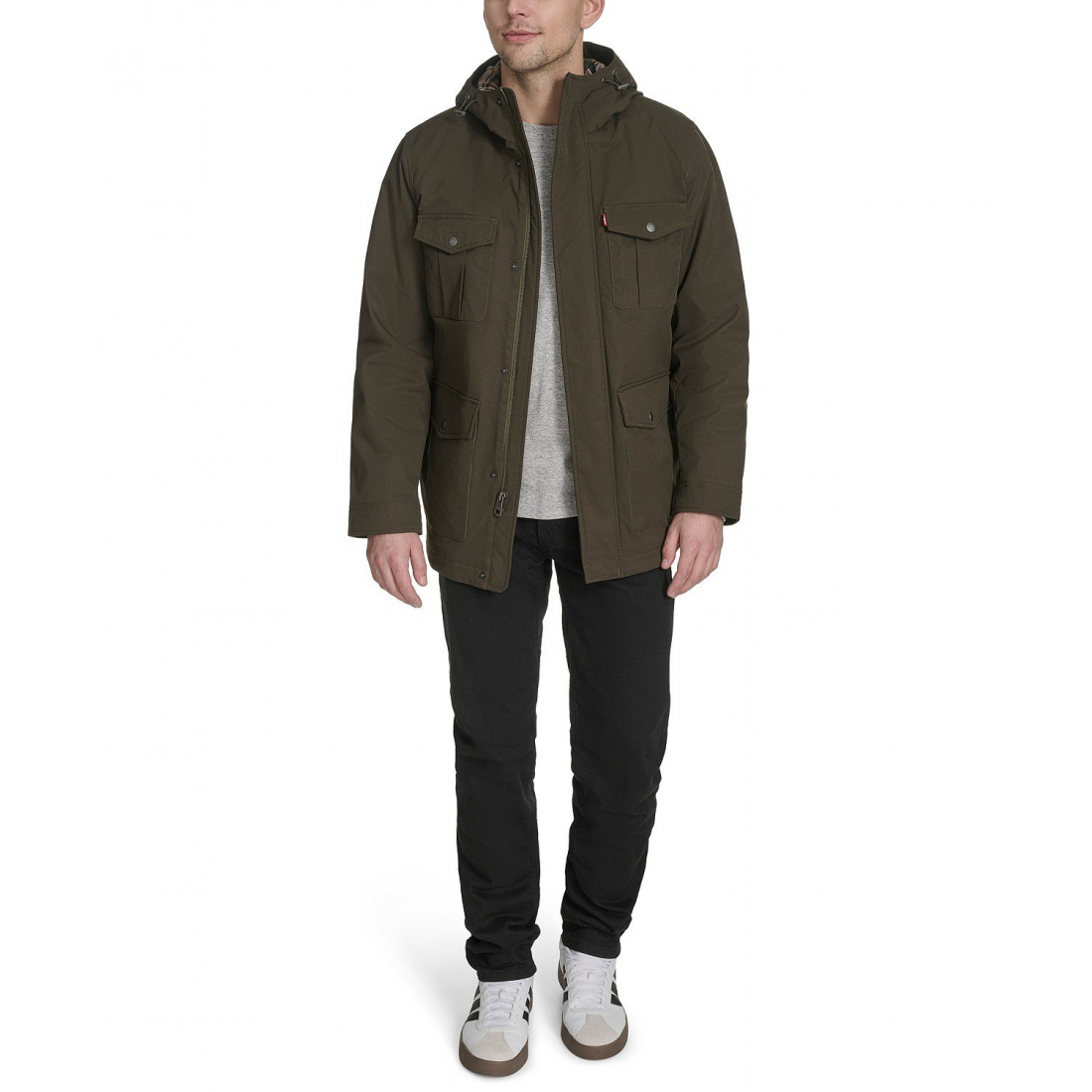 Parka 'Field Plaid Lining' pour Hommes