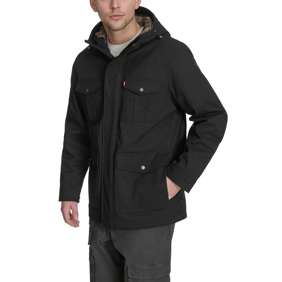 Parka 'Field Plaid Lining' pour Hommes