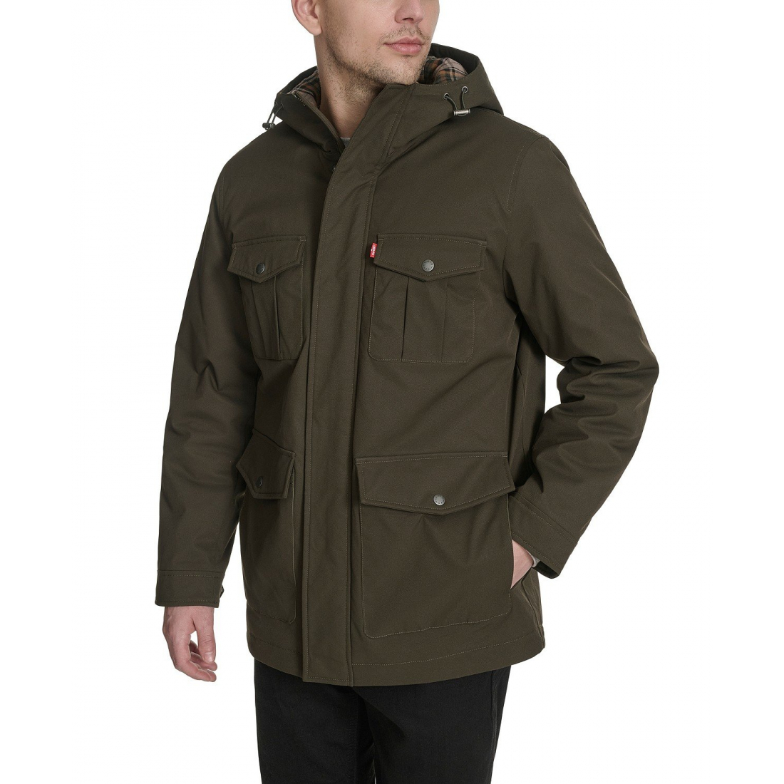 Parka 'Field Plaid Lining' pour Hommes