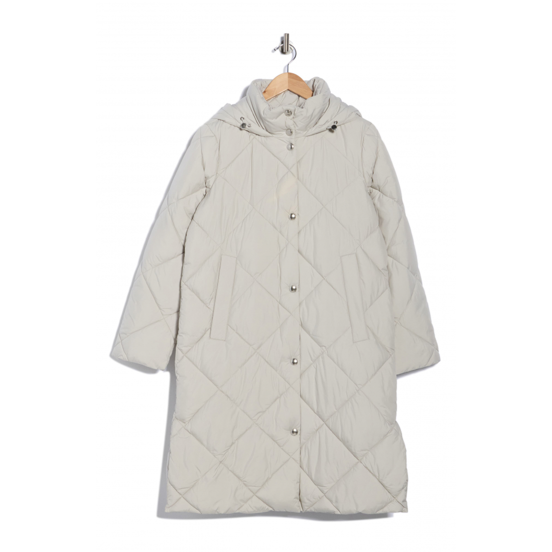 Veste matelassée 'Hooded Long Quilted' pour Femmes